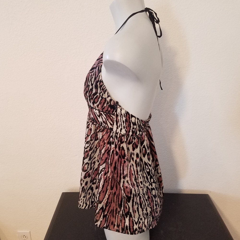 Leopard Halter Top - Picture 5 of 6